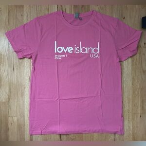 Love Island USA Crew T-Shirt Pink XL
